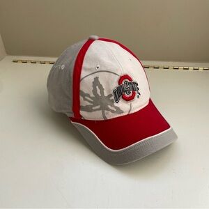 Vintage Ohio State Buckeyes Football Baseball Cap Hat Velcro Adjustable Back